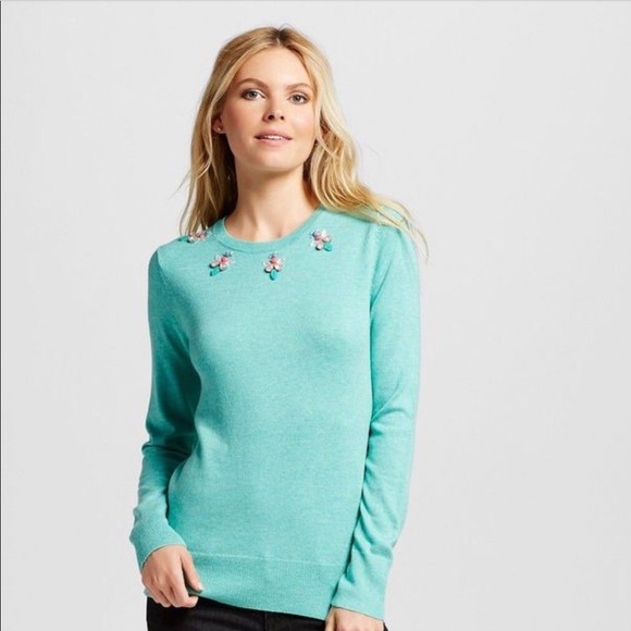 Merona Sweaters - Merona Women’s XS Embellished Pullover Sweater